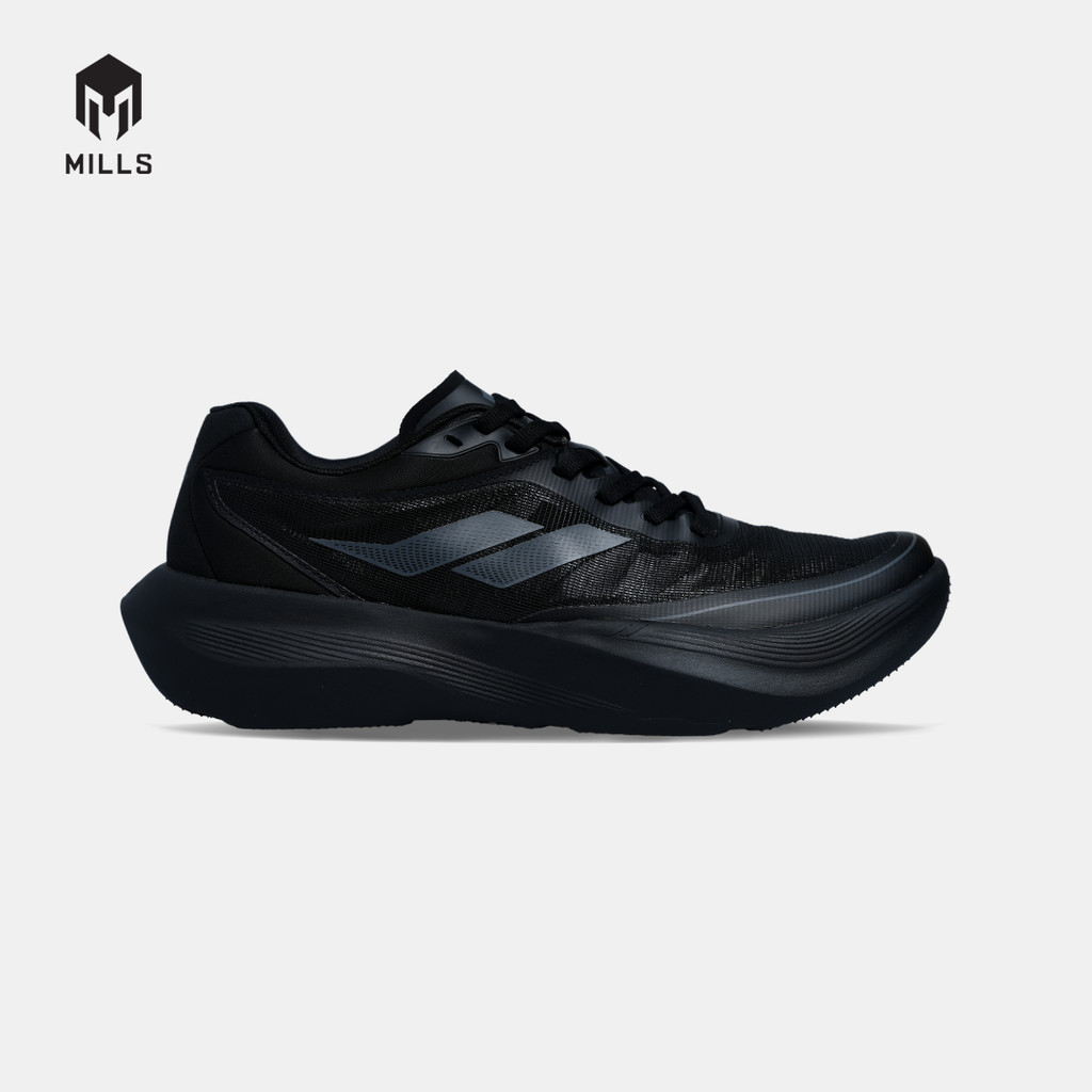 Jual MILLS SEPATU LARI RUNNING SHOES TREXIMO RUSHER ALL BLACK 9109304 ...