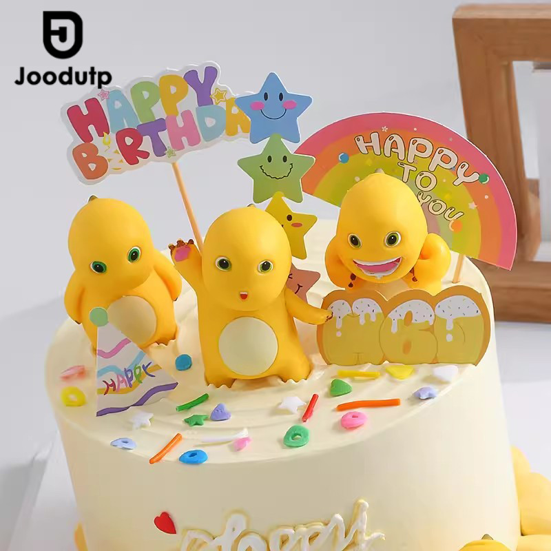 Jual JOODUTP Cake Topper Tema Nailong / Hiasan Kue Dino Kuning Nailong ...