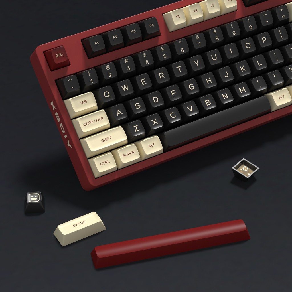 Jual KBDiy Keyboard Keycaps Set PBT Rome Keycaps Custom Retro Double ...