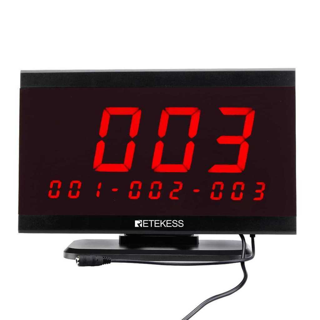 Jual Wireless Calling System LED Display Mesin Antrian Speaker - TD105 ...