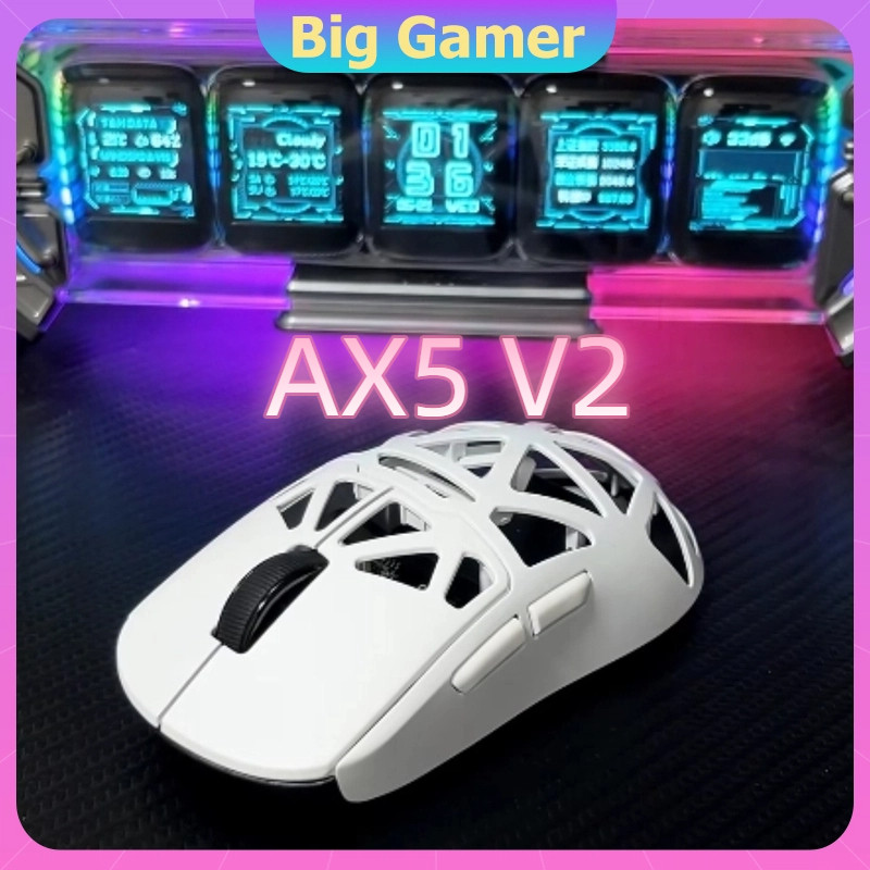 Jual Mchose Ax5 V2 Gaming Mouse PAW3950 Magnesium Wireless Bluetooth ...