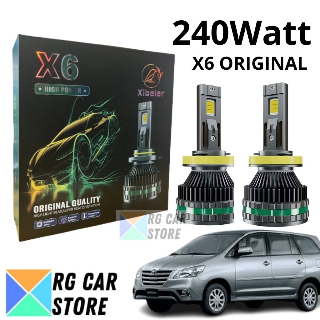 Jual LED Lampu Utama Innova 2013-2015 240 Watt Autolume X6 Original PnP ...
