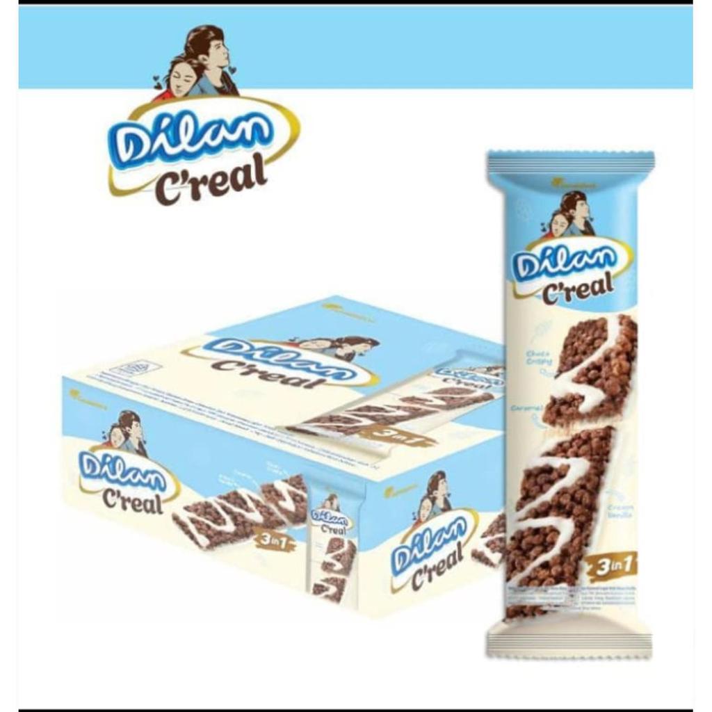 Jual Dilan Creal cereal rice crispy coklat bar | Box Isi 12 bks ...