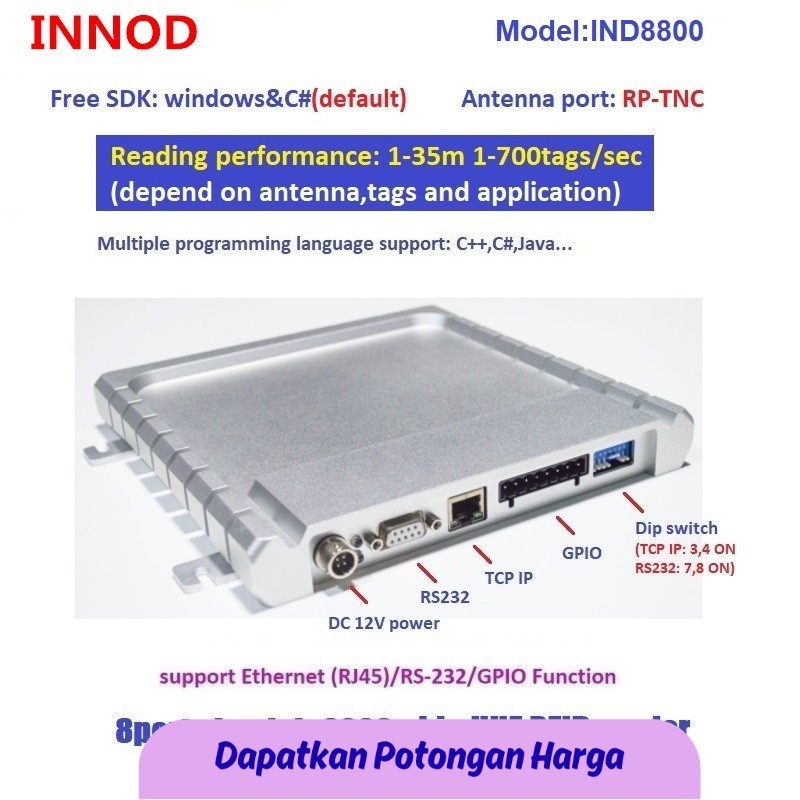 Jual SSN rfid race timing system complete hardware uhf rfid reader ...