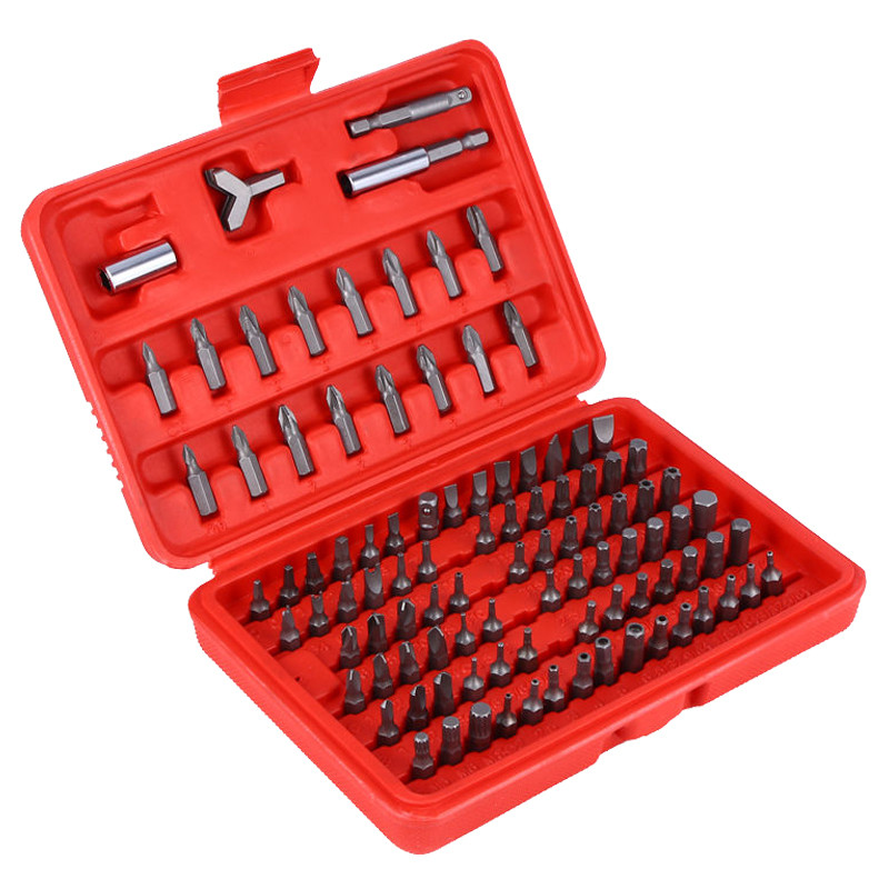 Jual 100pcs Security Hex Bit Tool Set Torx Hex Drill Star Spanner Screw ...