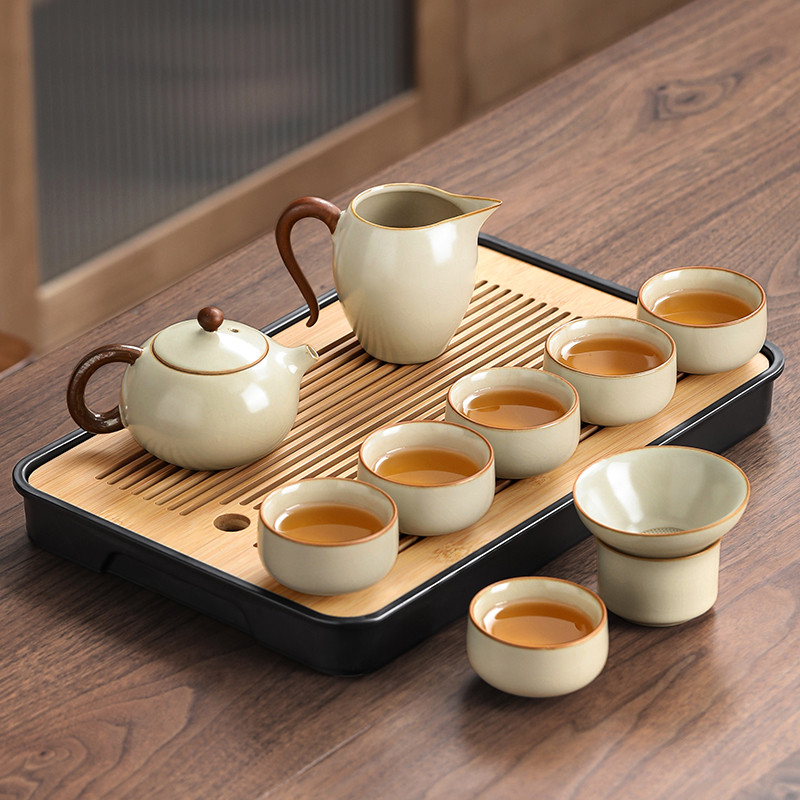 Jual Ru Ki Kung Fu Tea Set 2025 New Light Luxury inese Office Parlor ...