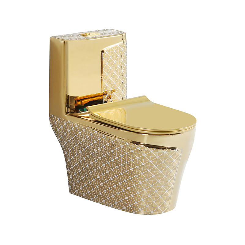 Jual Luxury One Piece Ceramic Wc Sanitarios Inodoros Wc Gold Line ...