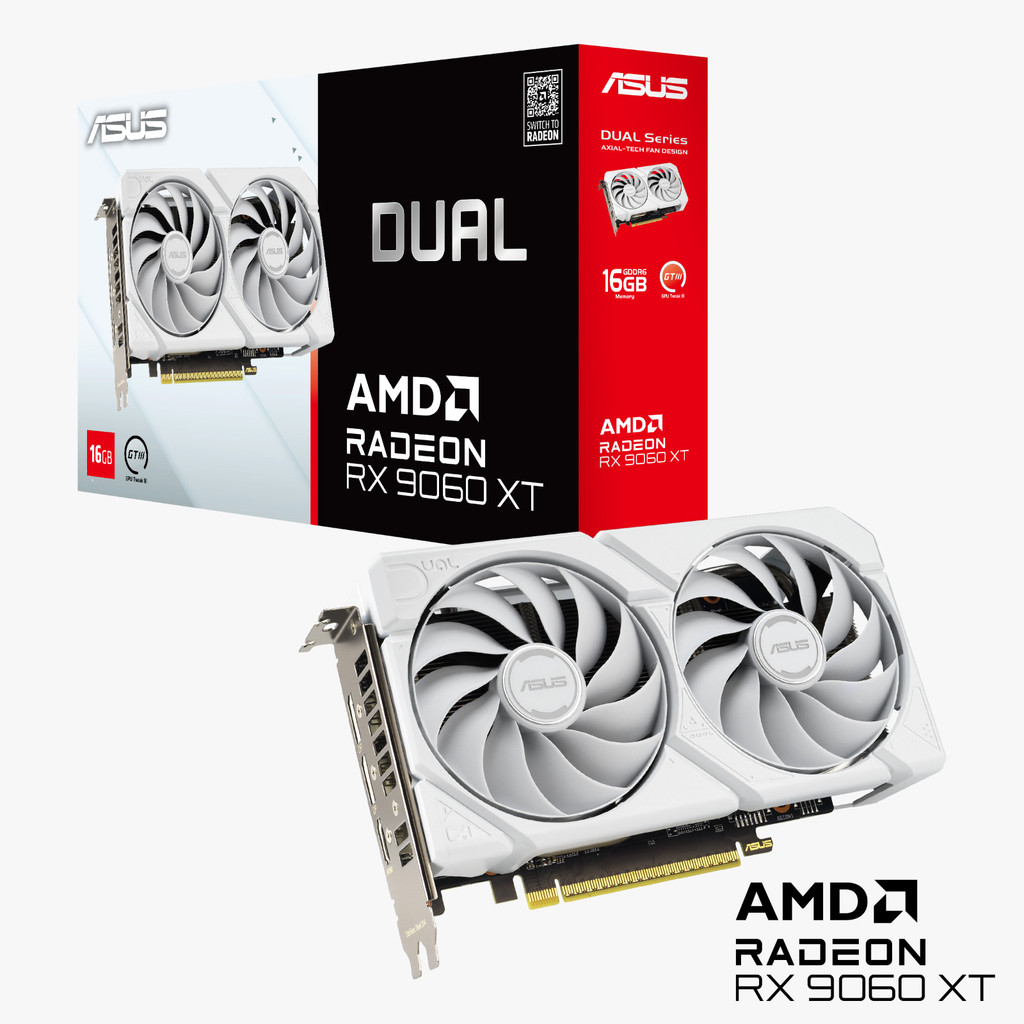 Jual VGA Card ASUS Dual Radeon RX 9060 XT 16GB GDDR6 White Edition ...