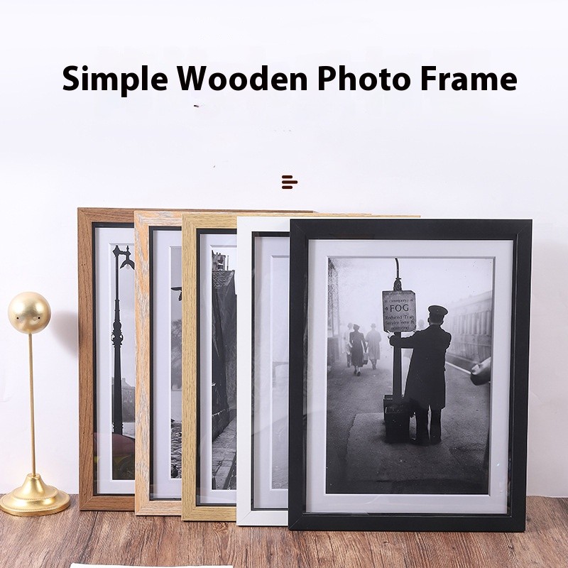 Jual Large Wooden Picture Frame for 4K 8K Posters - A3 A4 Size Photo ...