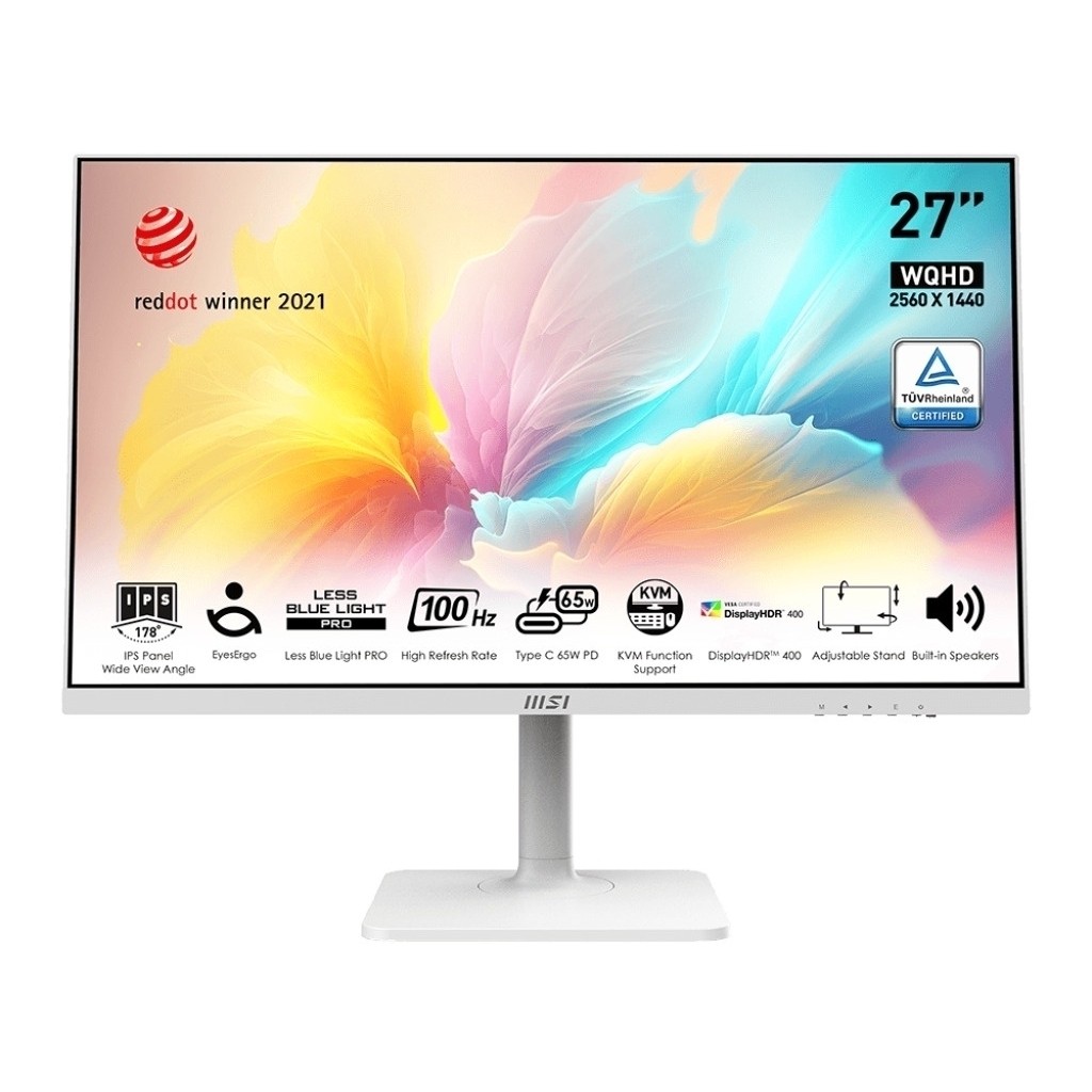 Jual MSI Modern MD272QXPW White LED Monitor 27