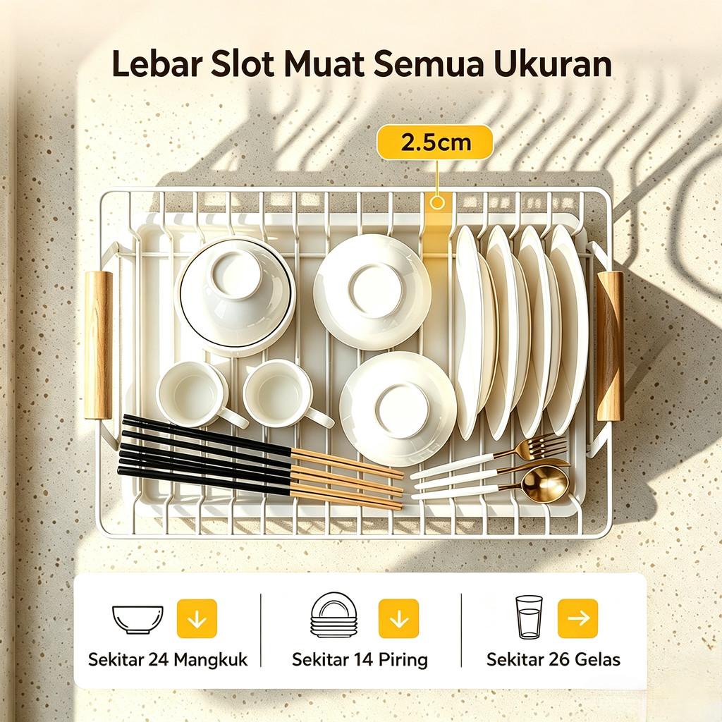 Ulasan pembeli tentang kenyamanan penggunaan rak cuci piring