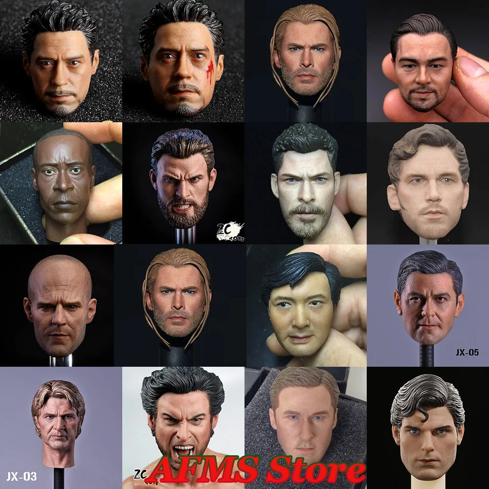 Jual 1/6 Scale Men Ryan George Clooney Han Solo Don Cheadle Leonardo ...