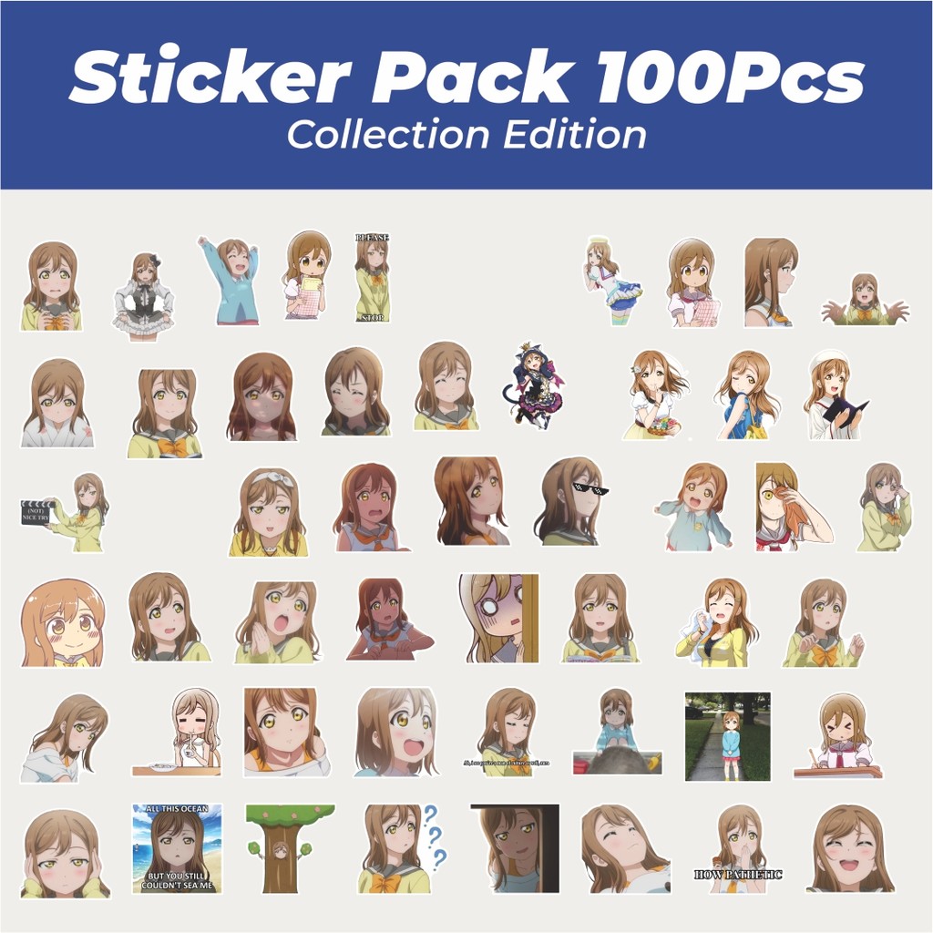 Jual Hot Stiker Stiker KUNIKIDA HANAMARU Lucu Anti Air Stikers ...