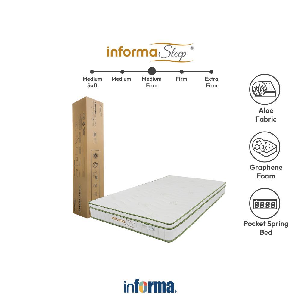 Jual Informa Sleep Cuscolite Kasur Pocket Springbed In Box Matras Pegas ...