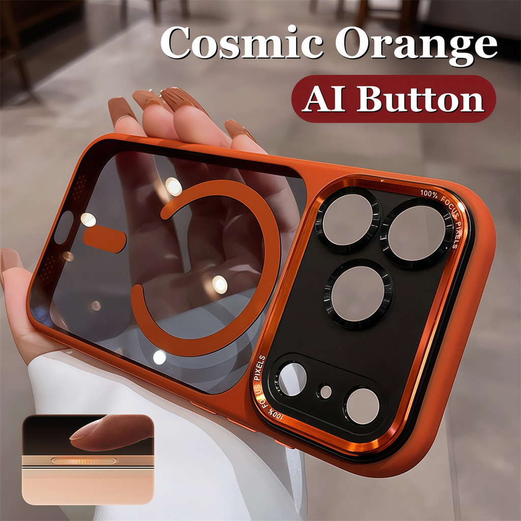 Jual New 17 Cosmic Orange Magnetic Phone Case for IPhone 17 Pro Max 17 ...