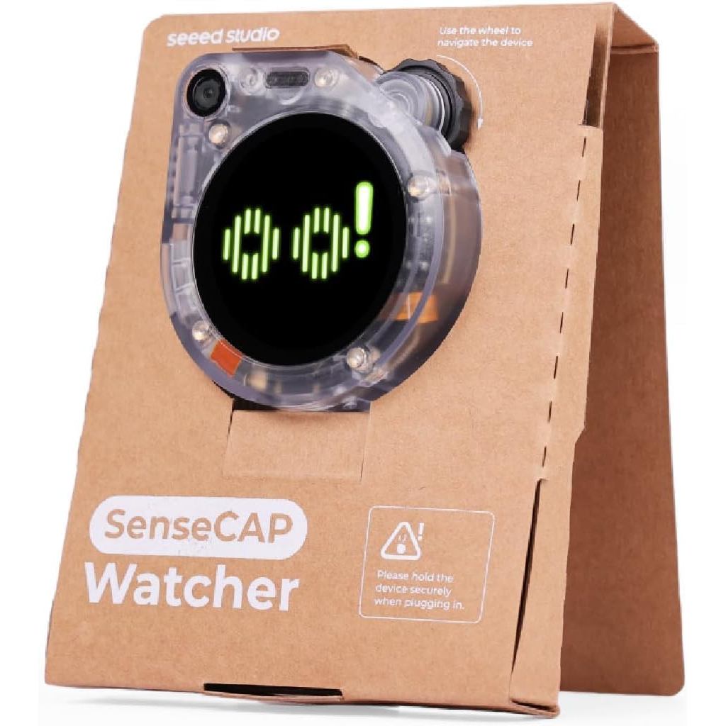 Jual SenseCAP Watcher AI Emo Chatbot | Camera recognition, voice ...