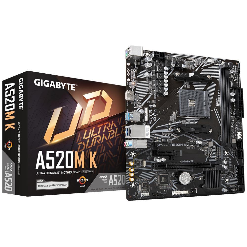 Jual Gigabyte A520M K (Socket AM4, A520, DDR4) | Shopee Indonesia