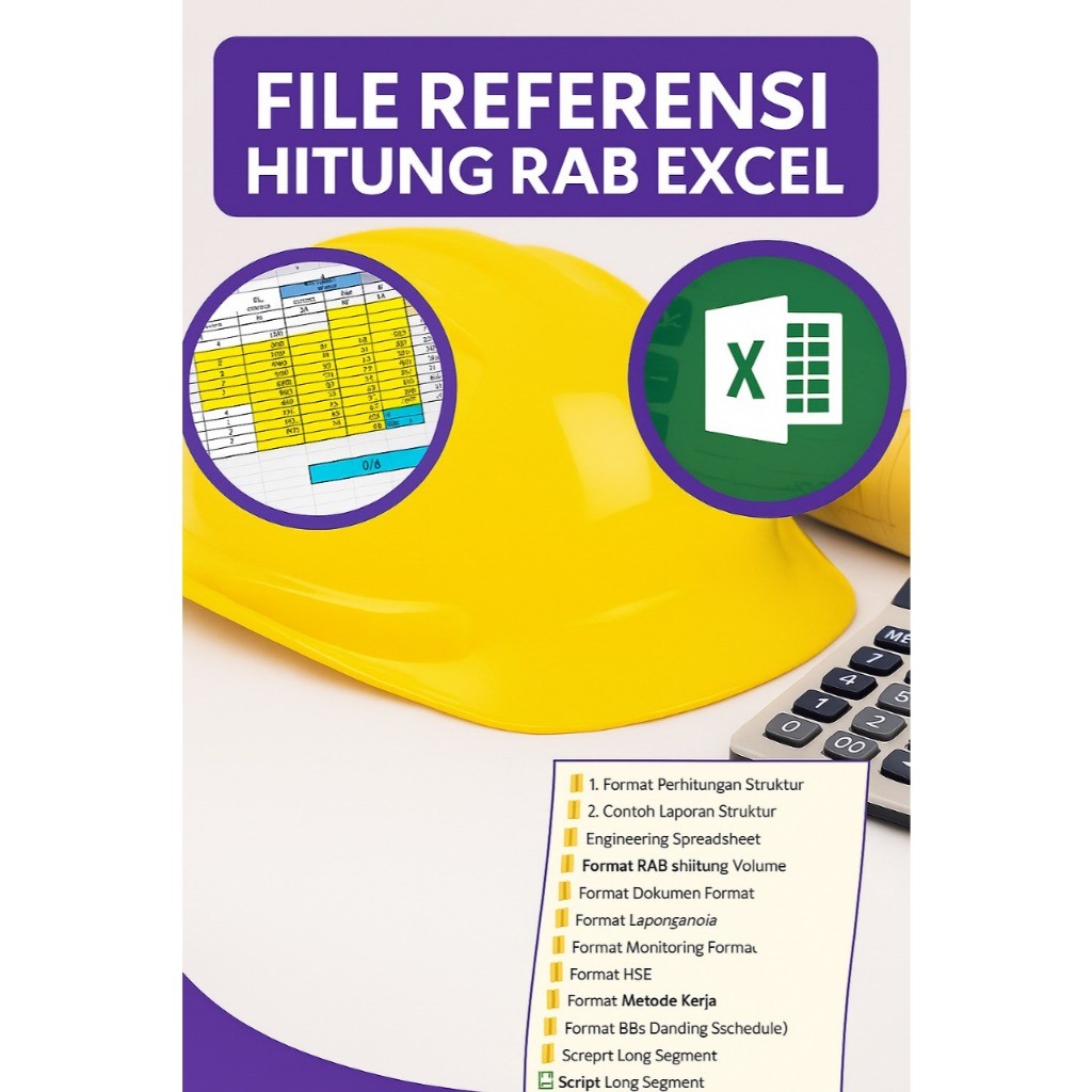 Jual File Referensi Hitung RAB Excell Premium | Shopee Indonesia