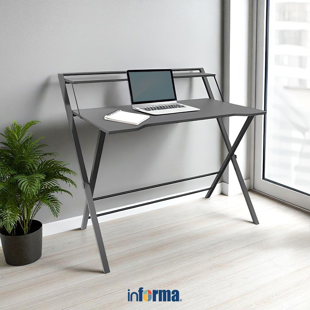 Jual Informa Junio Meja Kantor - Hitam Meja Kerja Office Desk Meja ...
