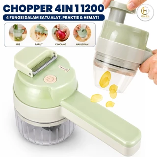 Newest Version Food Chopper 4 IN 1 Portable Mixer Blender Pemotong Sayuran Electric With Brush