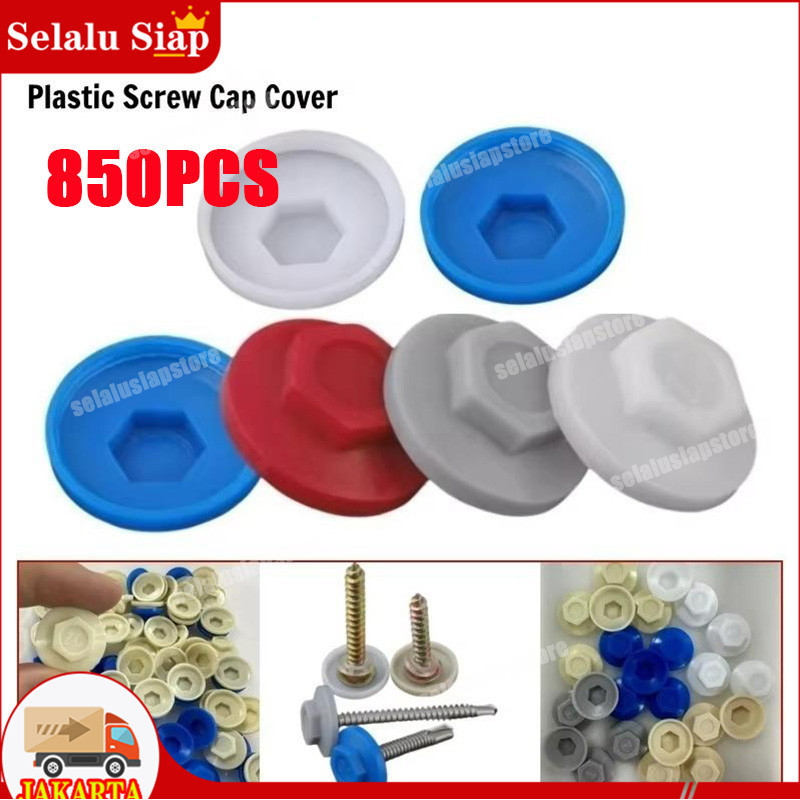 850PCS Cap Dop Tutup Baut Roofing Atap Minimalis Model Alderon Tahan Panas