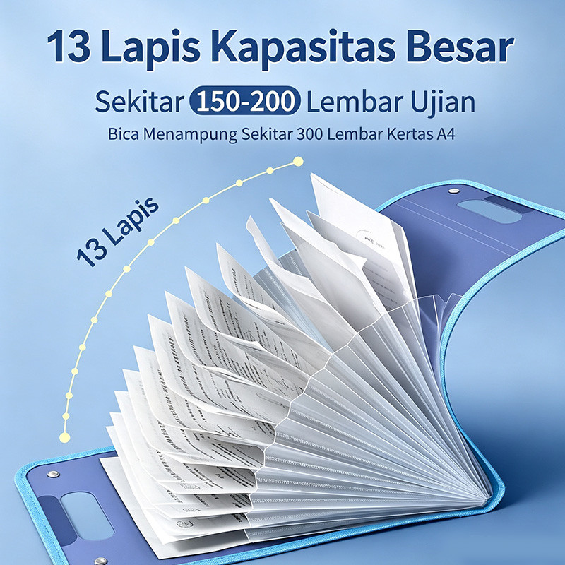 Jual Map Tangan A4 Organizer Dokumen Pelajar, Expanding File Folder ...