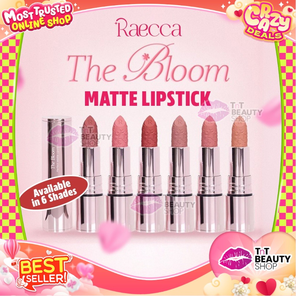 Jual Raecca The Bloom Perfect Matte Lipstick Lip Matte - TnT Beauty ...