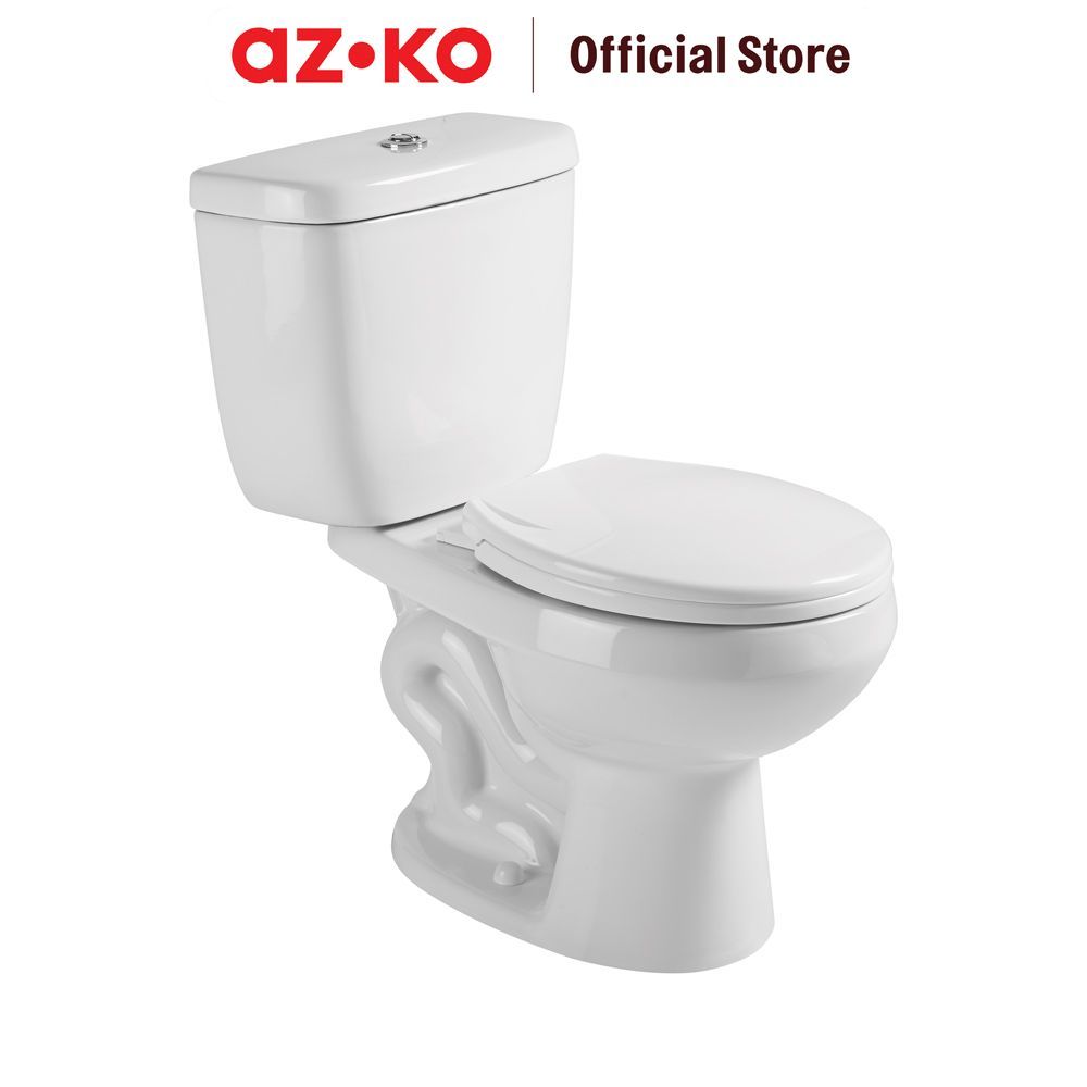 AZKO Fosa Kloset Duduk Siphonic Duoblock A2109 - Putih Toilet Seat WC Duduk Closet Duduk Sanitari Kamar Mandi