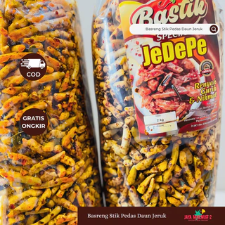 1kg basreng stik viral pedas daun jeruk