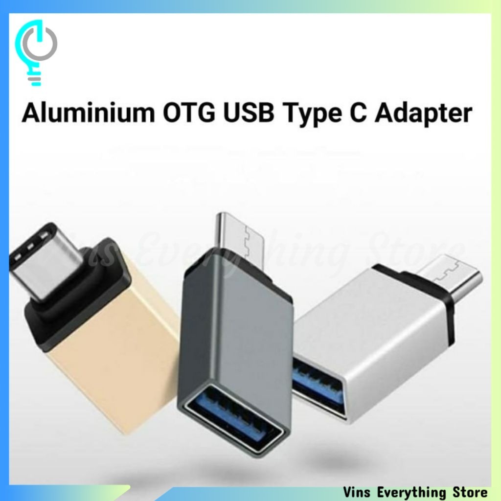 Jual [VES] OTG USB type C 3.0/ tipe-c connector to Normal USB port ...