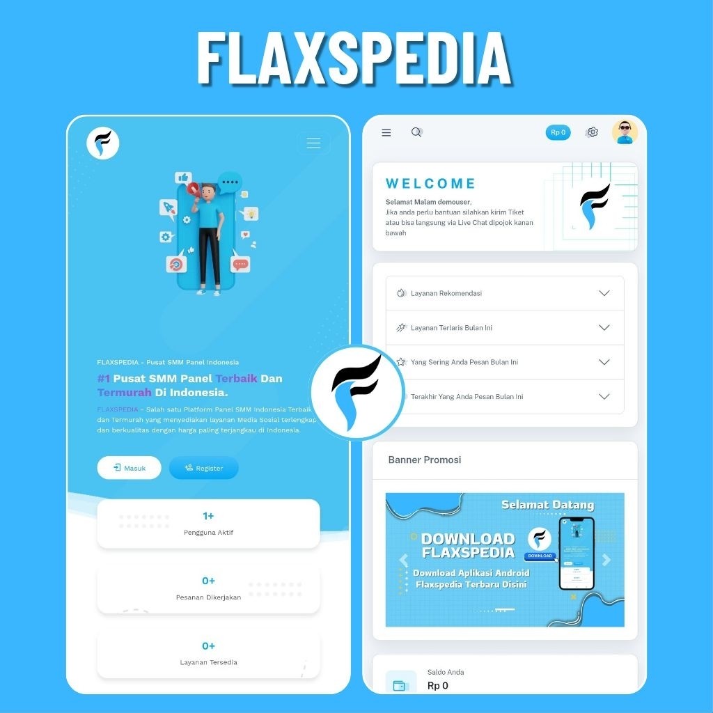 Jual Source Code SMM Panel FLAXSPEDIA Multi Provider Tampilan Terbaru ...
