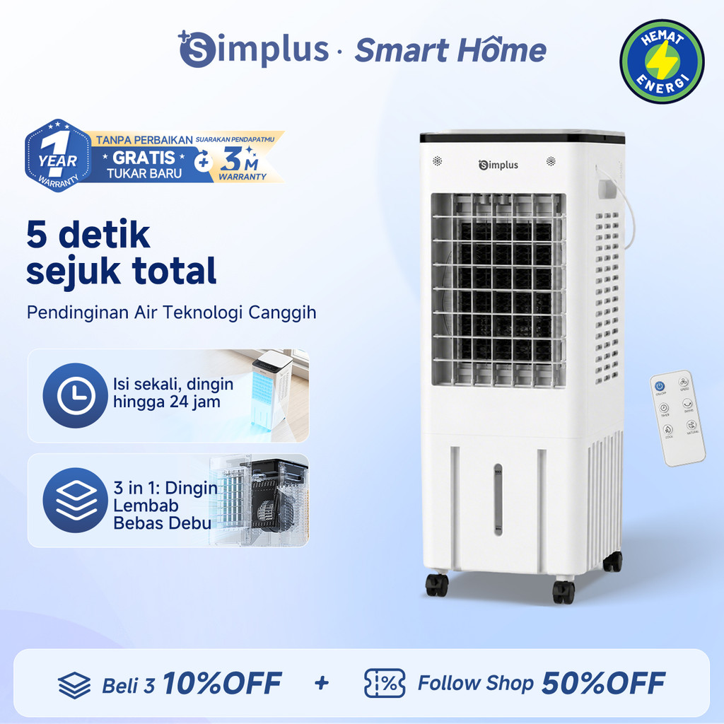 Jual Simplus Kipas Angin Pendingin Air 10L – Tangki Air Besar ...