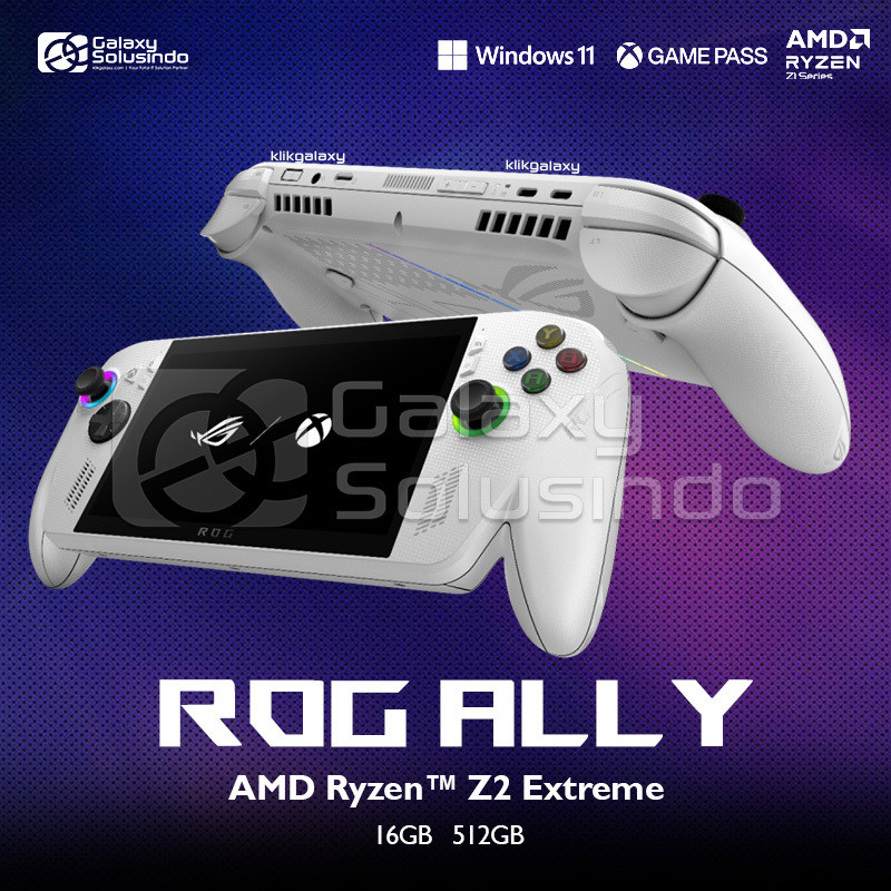Jual ASUS ROG Ally RC73YA-Z2AA30A6W AMD Ryzen Z2 512GB SSD 16GB RAM ...