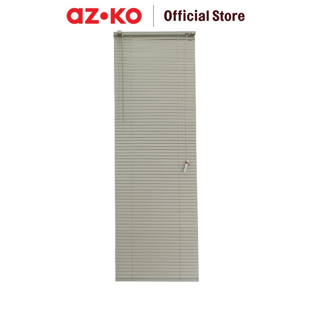 AZKO Forhom 60x180 cm Venetian Blind - Abu-Abu Cloudy Gorden Roller Dekorasi Jendela Blind Curtain