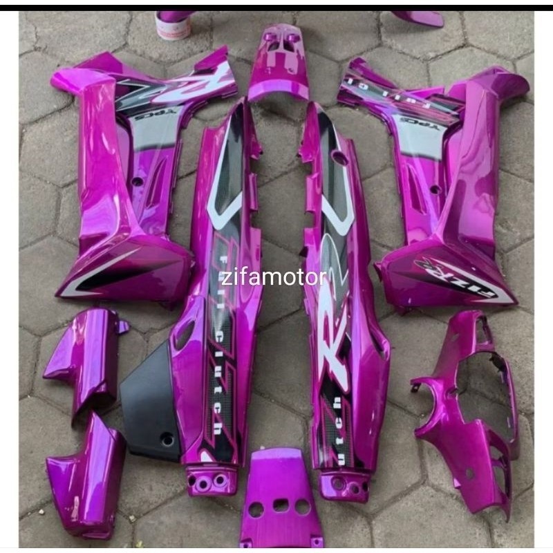 Jual PROMO full set body halus Yamaha fiz r FIZ R fiz R warna ungu ...