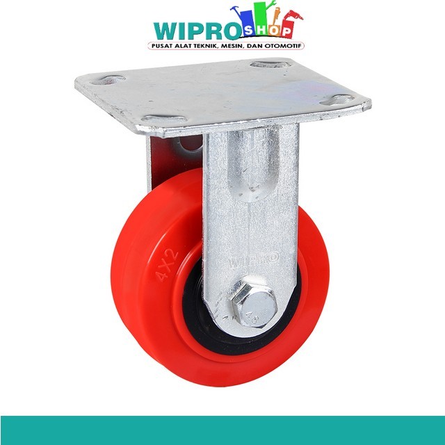 Jual Wipro Roda PU Plastic Core 4