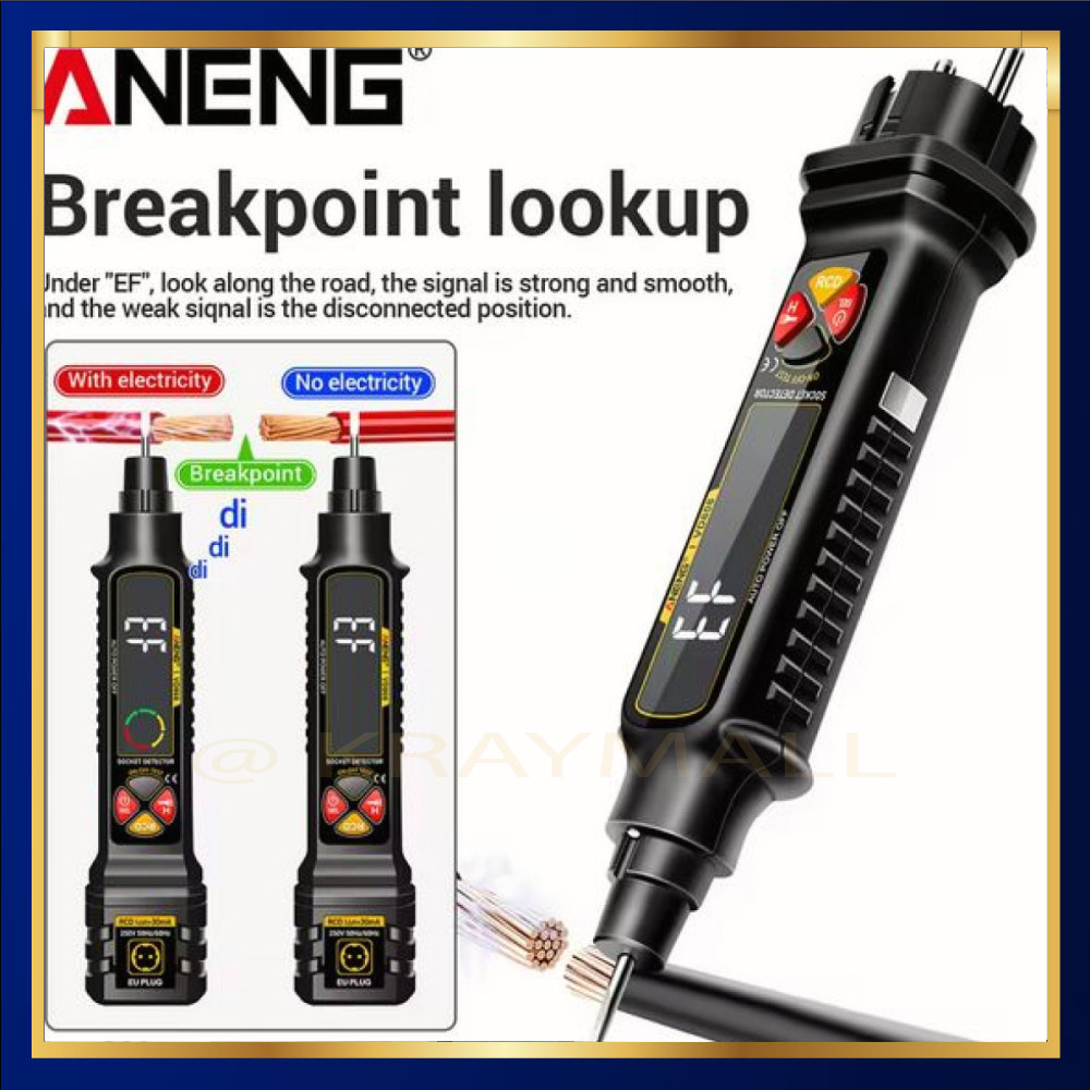 Jual Tespen Tester AC/DC Voltage Leakage Polarity NCV Contactless ...