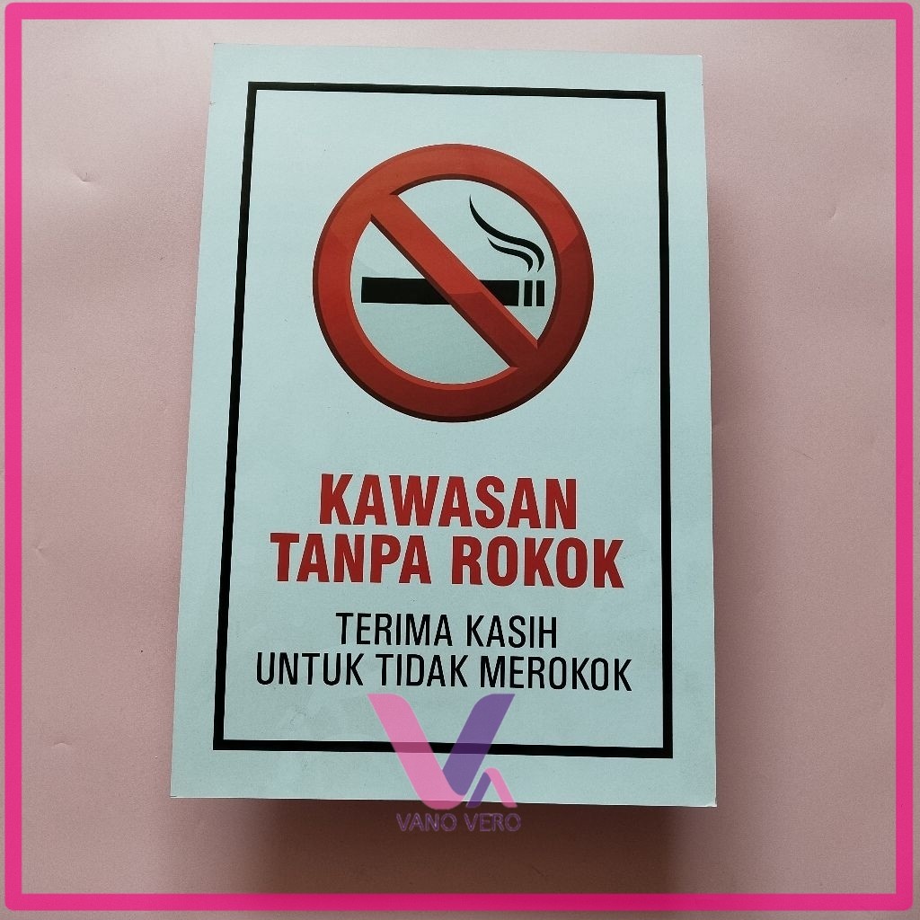 Jual Poster Kawasan Tanpa Asap Rokok - Stiker No Smoking Area | Shopee ...