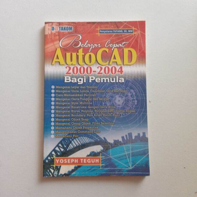 Jual BELAJAR CEPAT AUTOCAD 2000 - 2004 BAGI PEMULA Original Bekas ...
