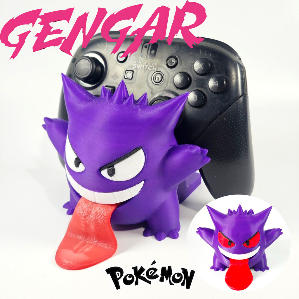 Jual Cartoon POKEMON GENGAR Handle Bracket FOR PS4/5 XBOX SWITCH ...