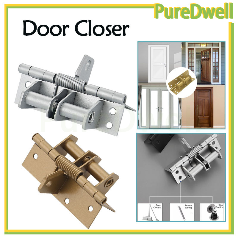 Jual spring door closer engsel /90 derajat pintu tutup spring door ...