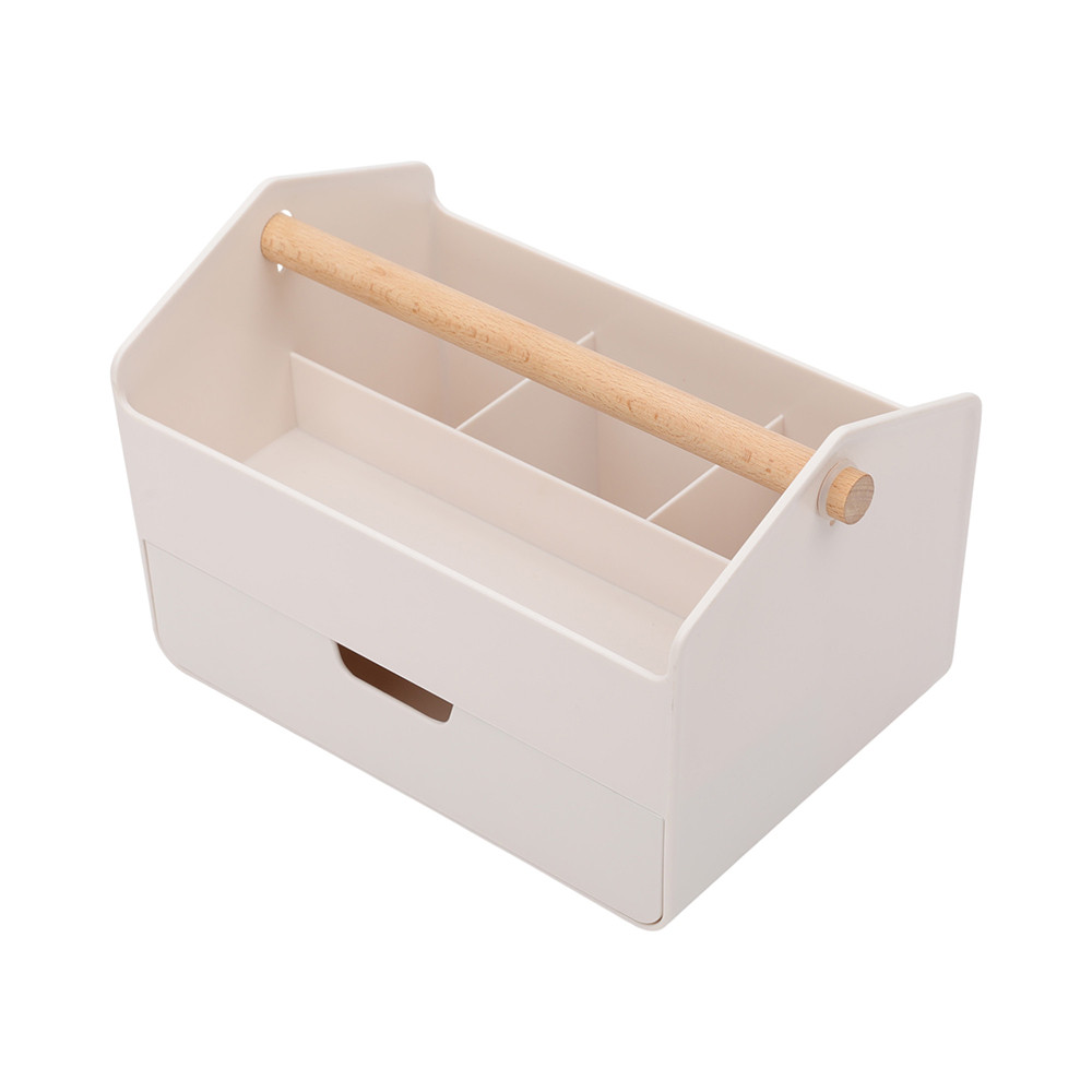 Jual Informa 23x14.5 cm Rhea Organizer Meja Dengan 1 Laci - Krem Beige ...
