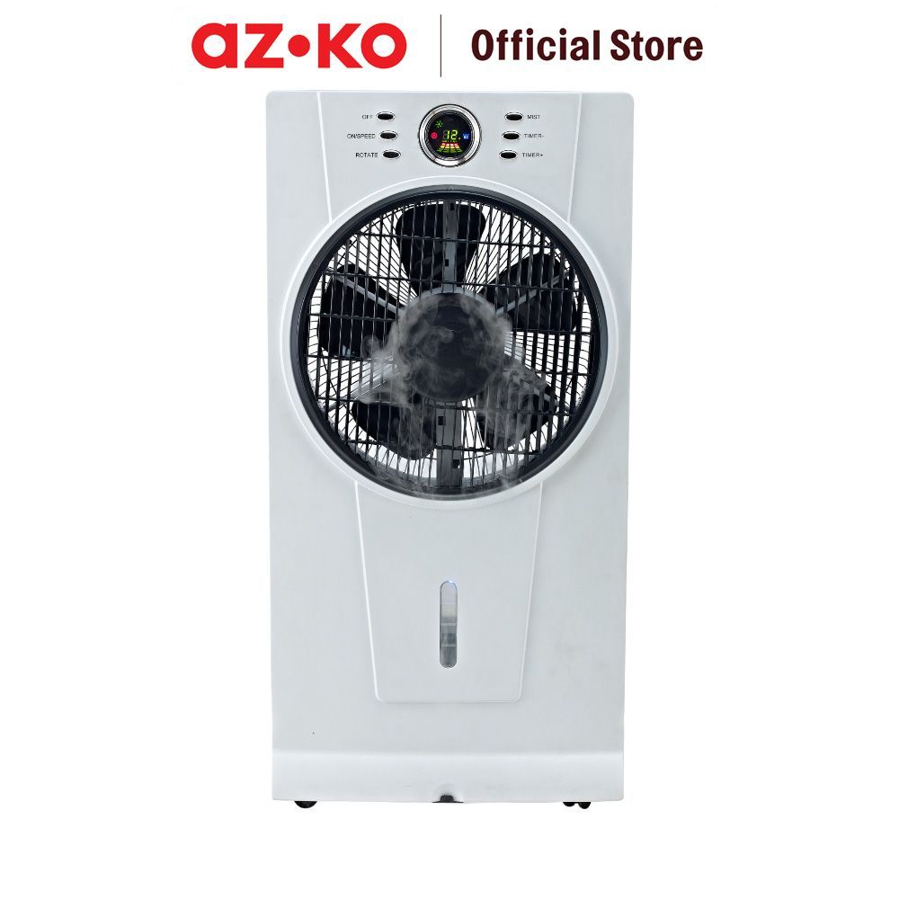Jual AZKO Krisbow 2.5 Liter Kipas Angin Uap Dengan Remote - Putih ...