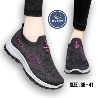 Gypsy XGYD5 Sneakers Wanita Rajut Anti Slip