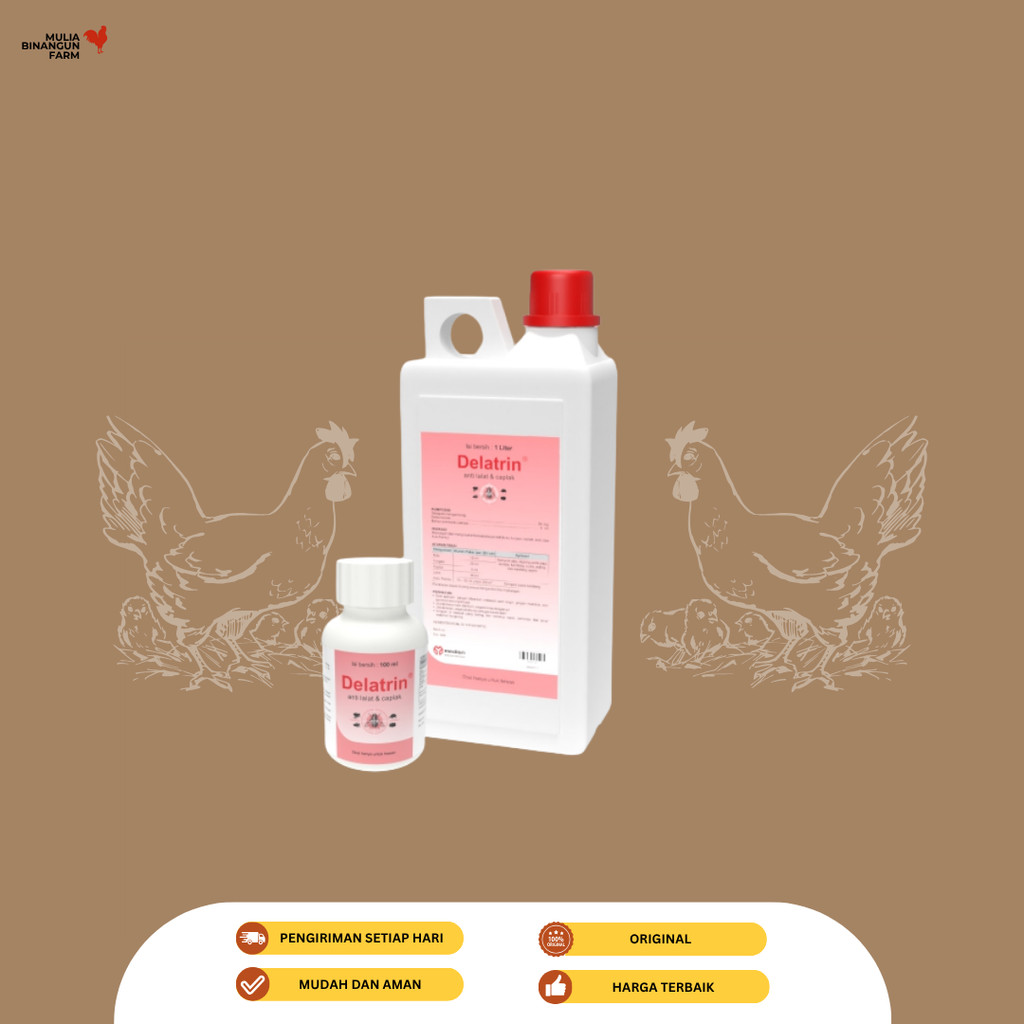Jual Delatrin obat anti lalat dan kutu Kemasan : 100 ml | Shopee Indonesia