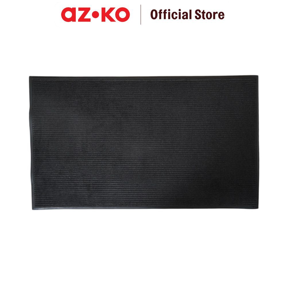 Jual AZKO Krisbow 90X150 cm Keset Pintu Polyester Charcoal - Hitam ...