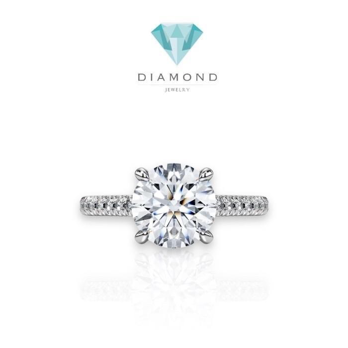 Jual Solitaire lab ground diamond ring 18k-Elsy Jewelry | Shopee Indonesia