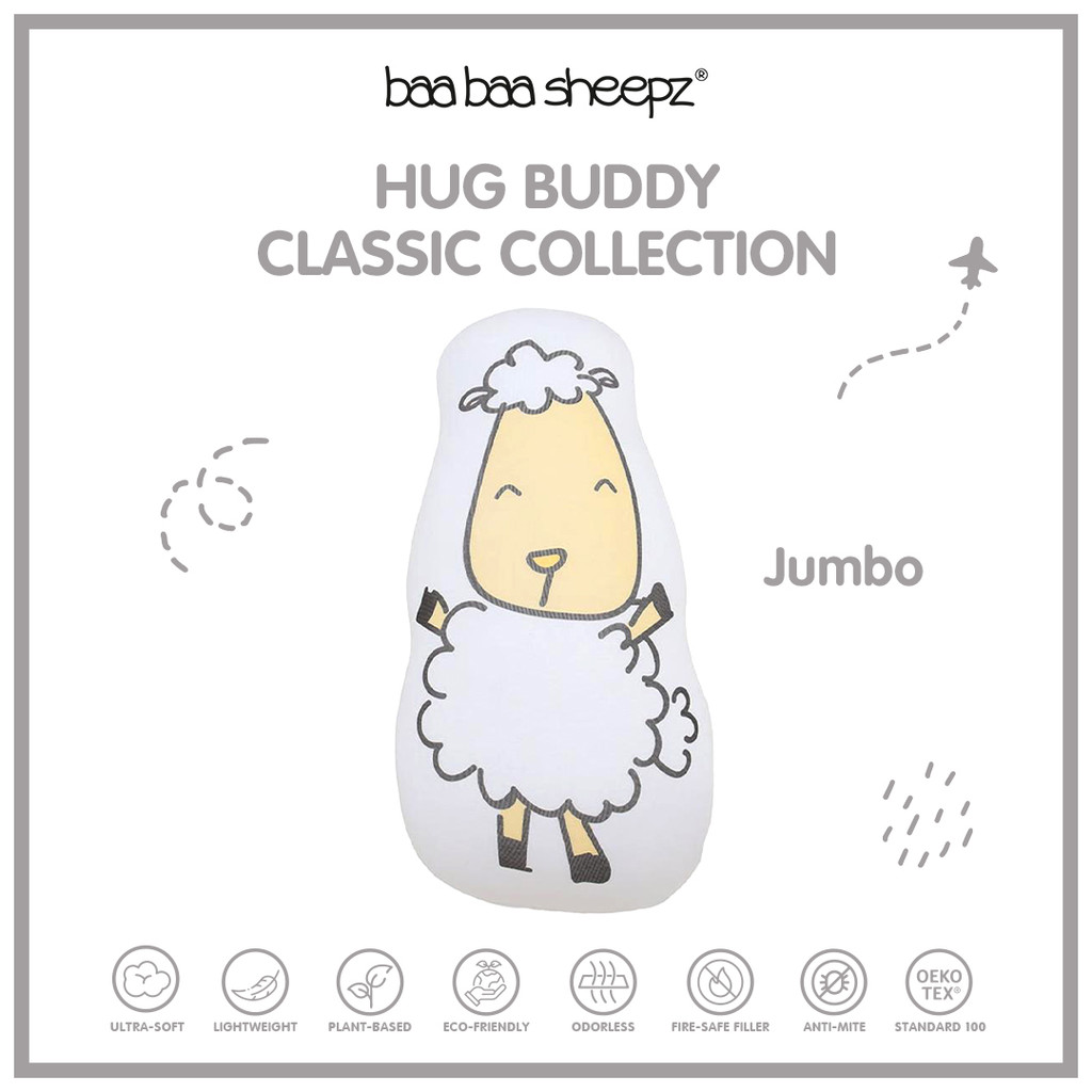 Jual Baabaasheepz Hug Buddy Smiley Baa Baa S/M/L – Boneka Baa Baa Anak ...