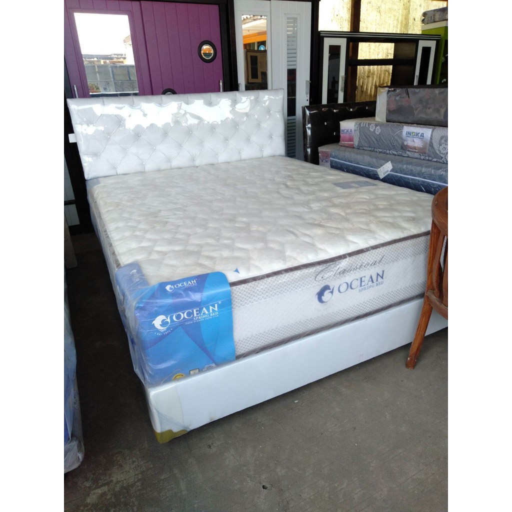 Jual full set spring bed ocean tipe classical plus uk160 | Shopee Indonesia