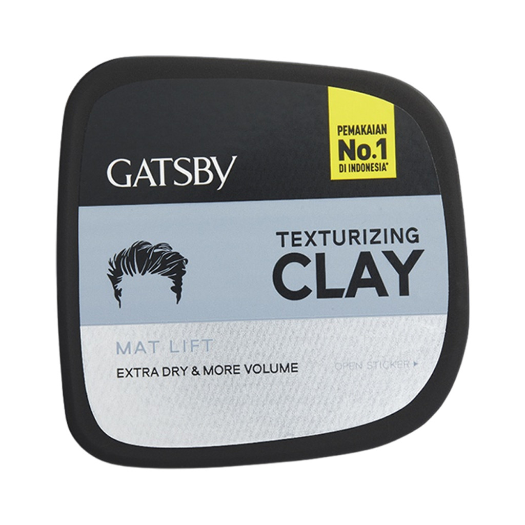 Jual GATSBY Hair Styling Texturizing Clay Mat Lift 75gr | Shopee Indonesia